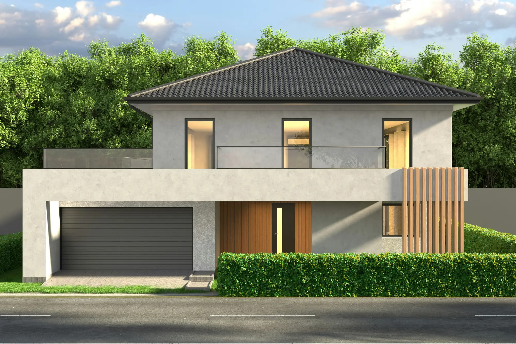 A modern investment-grade home built by Bolst Property Group